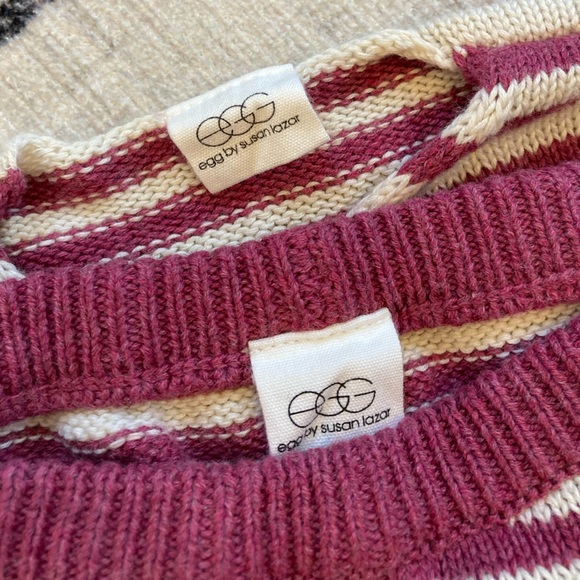 egg by susan lazar knit stripped outfit, 24 mo - Picture 5 of 14